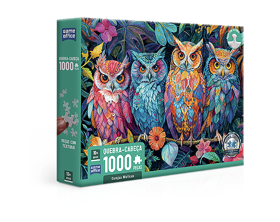 Corujas Místicas – Quebra-cabeça 1000 peças