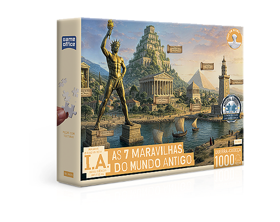 IA – As 7 Maravilhas do Mundo Antigo – Quebra-cabeça 1000 peças