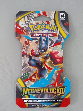 Card Pokemon Blister Unitário Pokémon TCG Mega Evolução 1
