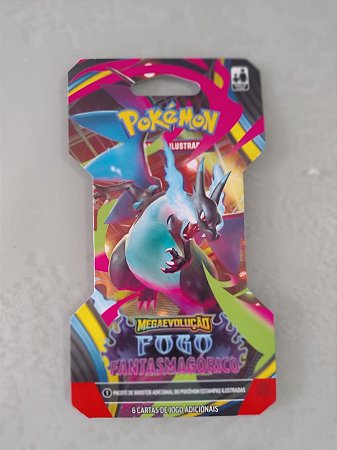 Blister Unitário Pokémon TCG Mega Evolução Fogo Fantasmagórico