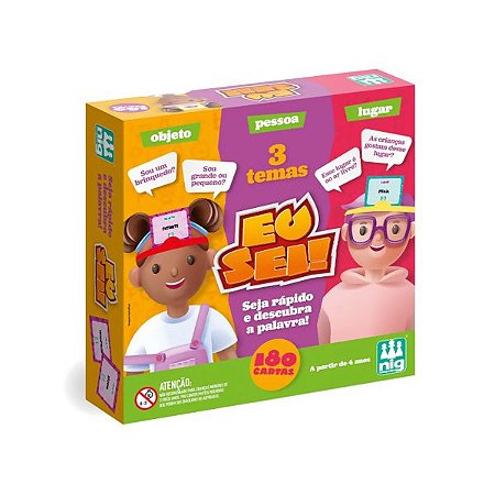 Jogo Eu Sei 180 cartas 3 temas