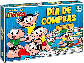 Nig Brinquedos Jogo Dia de Compras Turma da Mônica