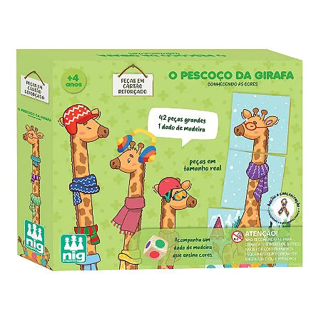 Nig Brinquedos Brinquedo Educativo O Pescoço da Girafa