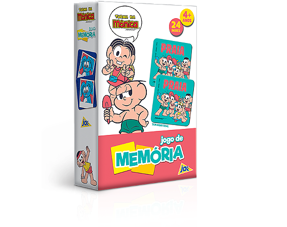 Jogo da Memória Turma da Mônica