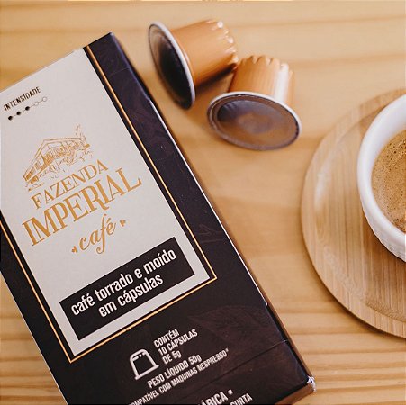 Café torrado e moído em cápsulas (Nespresso)