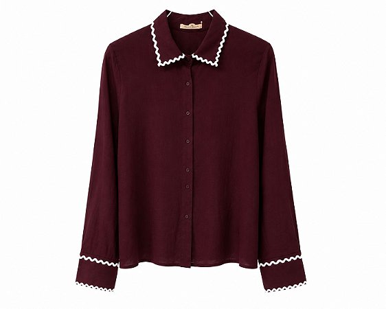 CAMISA HELENA - vinho