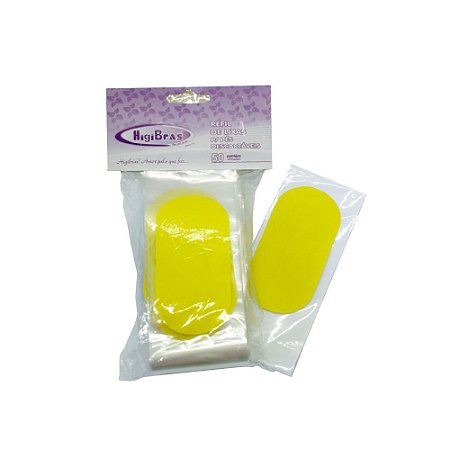 Lixa para pés c/ protetor plástico -50 unid. + GRÁTIS 01 suporte de lixa pés