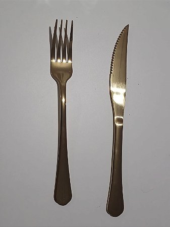 Venda de Talheres na Cor Dourado
