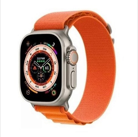 Pulseira De Nylon para smartwatch Apple Watch Ultra ou linha série 7 8