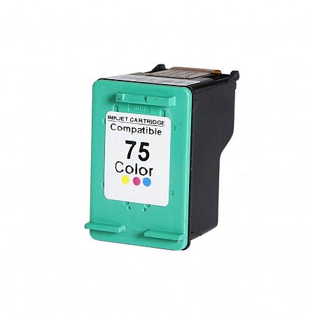 CARTUCHO DE TINTA COMPATÍVEL COM HP 75XL CB338WB COLORIDO | PHOTOSMART  C4480 C4280 C5280 | 18ML - Prometeus Suprimentos de Impressão