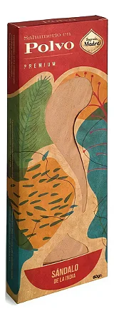Incenso em Pó Premium Sândalo 45gr Sagrada Madre