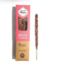 Incenso Natural de Ervas Rosas e Olíbano Sagrada Madre