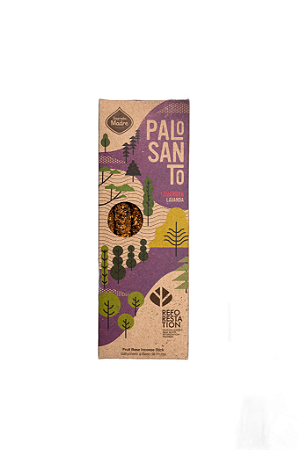 Incenso Natural Palo Santo x4 Lavanda Sagrada Madre