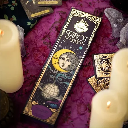 Incenso Tarot Marsella Nag Champa e Olíbano Sagrada Madre
