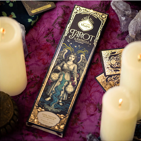 Incenso Tarot Marsella Pimenta Rosa e Olíbano Sagrada Madre