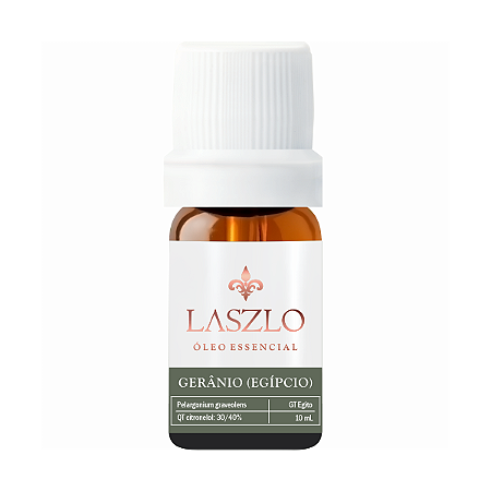 Óleo Essencial Gerânio QT Citronelol GT Egito / China 10 ml Laszlo