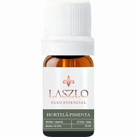 Óleo Essencial Hortelã-Pimenta GT Índia 10 ml Laszlo