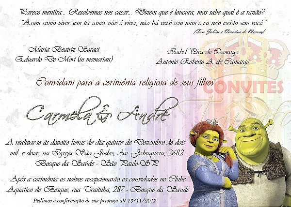 Convite de Casamento - Cód. CC-011