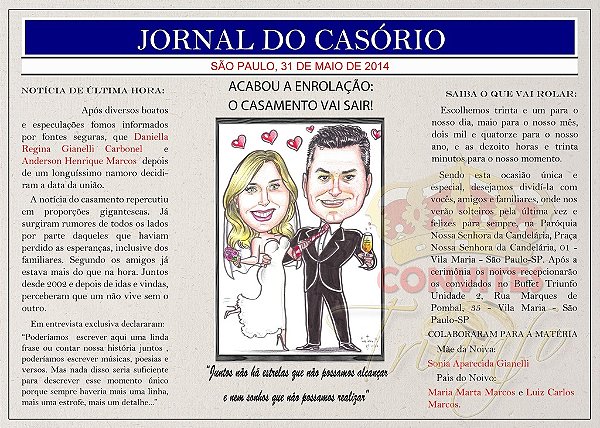 Convite de Casamento - Cód. CC014