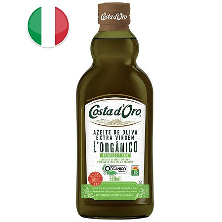 Azeite Extra Virgem Italiano Costa D'oro Orgânico 500ml