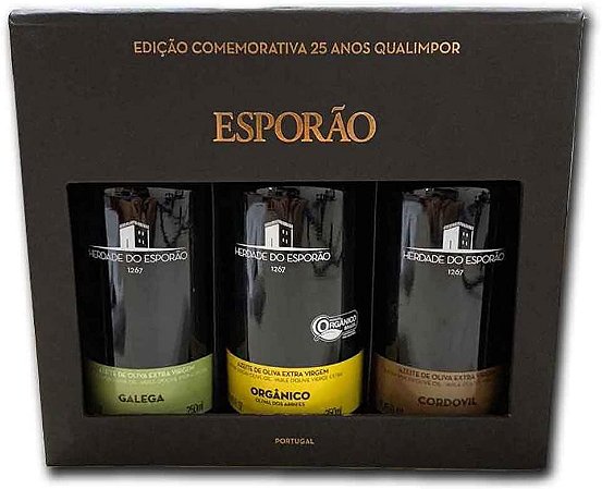 Kit Azeites Portugueses Herdade do Esporão 3x250ml