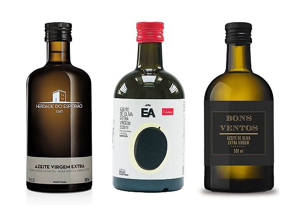 Kit Azeites Portugueses Premium Extra Virgem 3x500ml