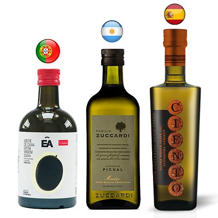 Kit Azeites Harmonização Com Risotos 3x500ml