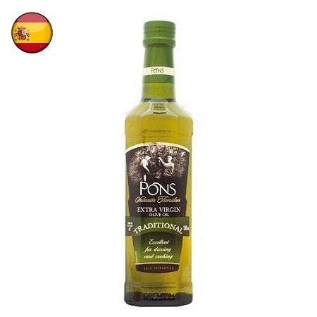 Azeite Extra Virgem Espanhol Pons 500ml