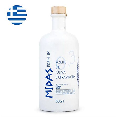 Azeite Extra Virgem Grego Midas Premium 500ml