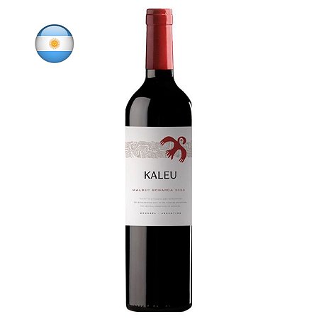 Vinho Tinto Argentino Kaleu Malbec Bondarda Blend 750ml