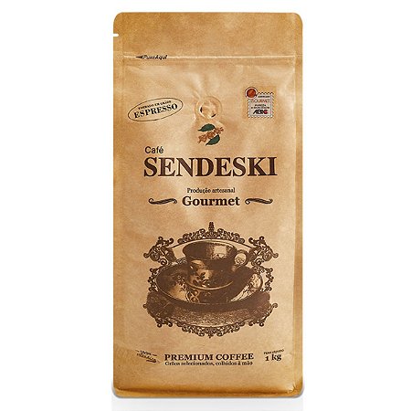 Café Sendeski Gourmet Torrado Grãos 1 Kg
