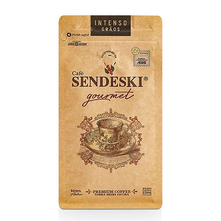 Café Sendeski Gourmet Torrado Grãos Intenso 250g