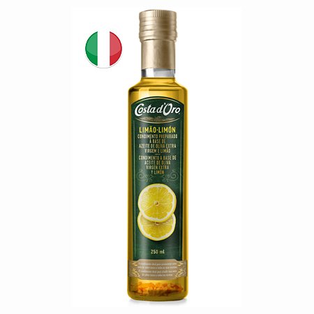 Condimento Italiano Azeite de Oliva Com Limão Costa D'oro 250ml