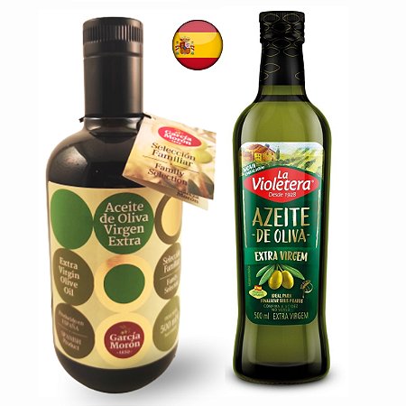 Kit Azeites Espanhóis Especiais Harmonização Massas 2x500ml