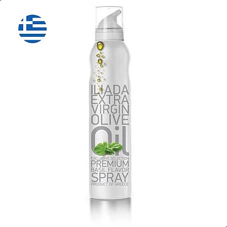 Azeite De Oliva Grego Spray Iliada Manjericão 200ml