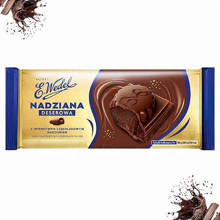 Chocolate Polonês E.Wedel Recheado com Mousse de Chocolate 100g
