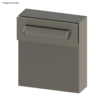 Caixa de Correio Mod.03 para vidro - aço inox