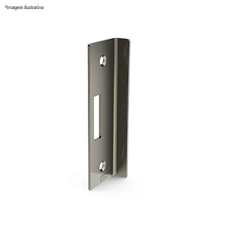 Ferragem 1511AX para vidro (contra-fechadura) - aço inox