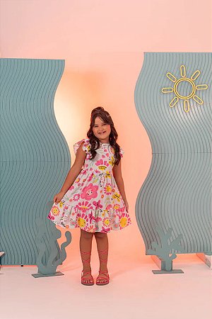 Vestido Infantil Tarde no Parque