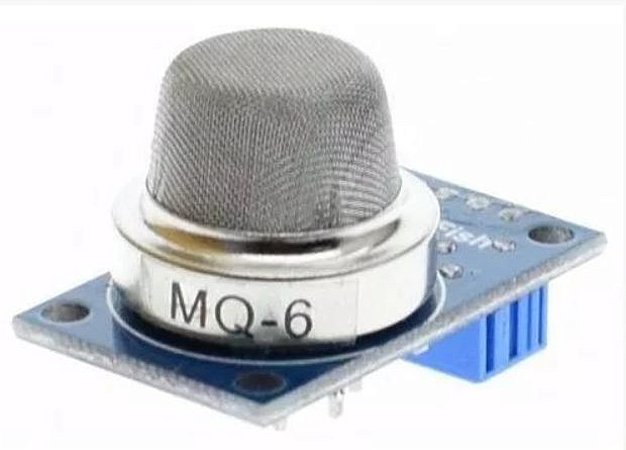 Sensor de Gás MQ-6 - GLP (Gás de Cozinha), Propano, Isobutano