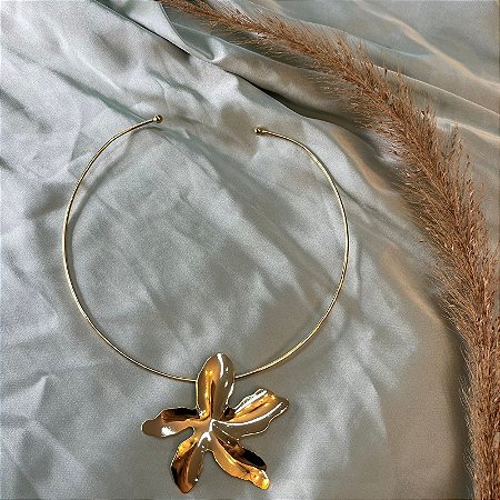 COLAR ARO FLOR FLORESCER