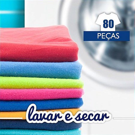 Lavar e Secar - 80 Peças