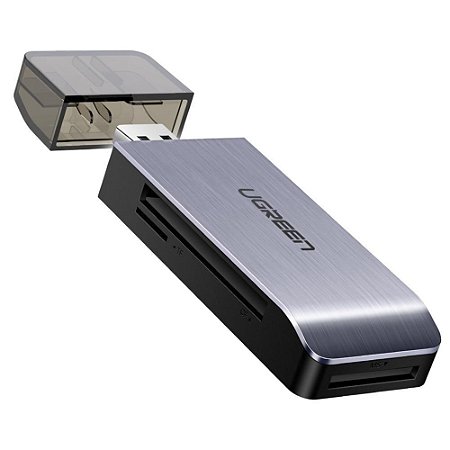 Leitor de cartão SD Micro SD TF MS CF 4 em 1 USB 3.0 Ugreen