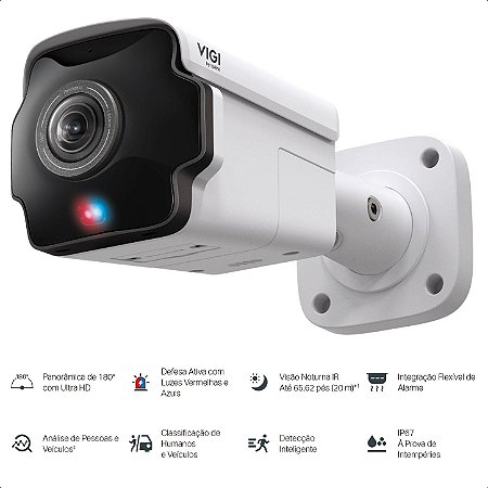 Câmera De Rede BULLET Paranorâmica De 8MP INSIGHT S385PI TP-LINK