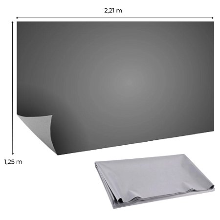 Tela Reflexiva Para Projetor 16:9 100 Polegadas Cor Cinza