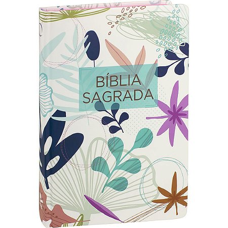 Bíblia Sagrada Capa Dura Flores | SBB | Feminina (RA)