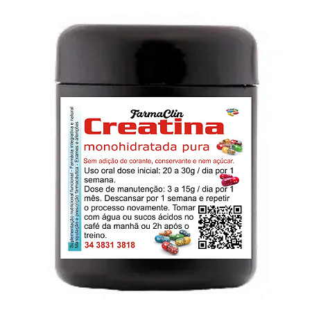 Creatina monohidratada pura