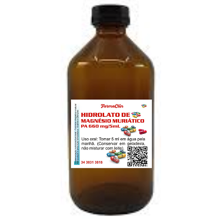 Hidrolato de Magnésio Muriático PA