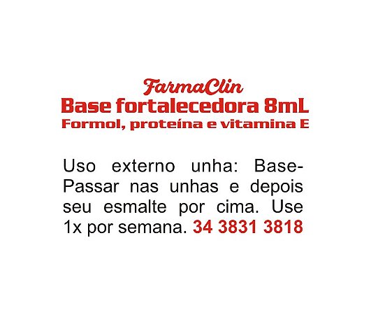 Base fortalecedora 8 mL