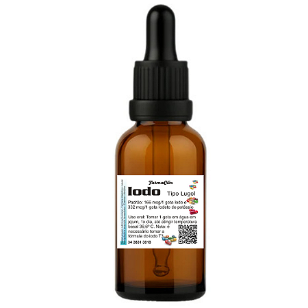 Iodo lugol 166 mcg 30mL